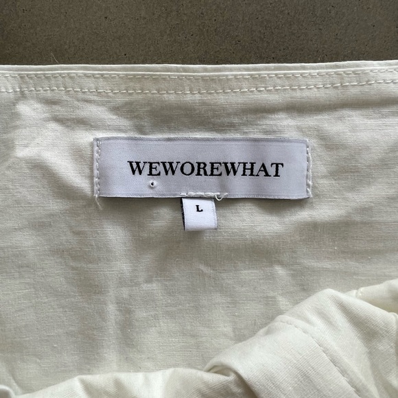 WeWoreWhat Ruched Cup Top in Size Large - Picture 7 of 9